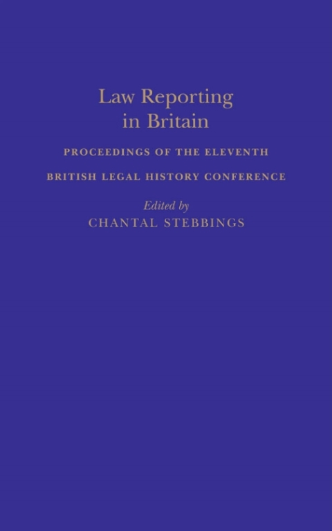 Cover image for book Law Reporting in Britain