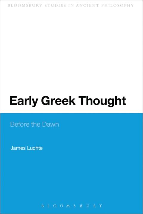 Cover image for book Early Greek Thought