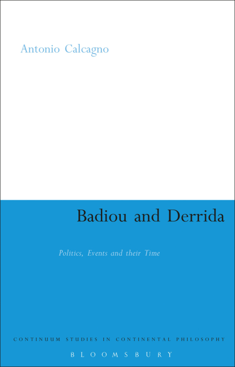 Cover image for book Badiou and Derrida