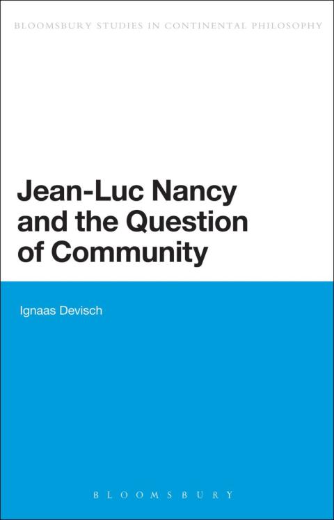 Cover image for book Jean-Luc Nancy and the Question of Community