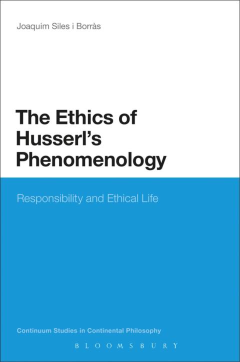 Cover image for book The Ethics of Husserl's Phenomenology