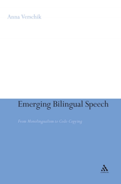 Cover image for book Emerging Bilingual Speech