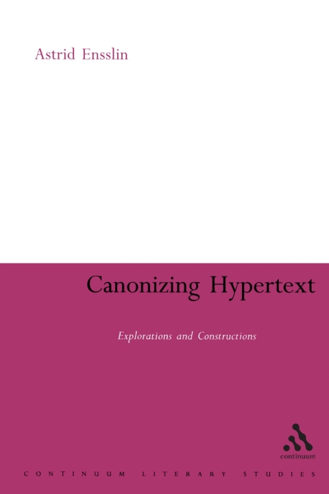Cover image for book Canonizing Hypertext