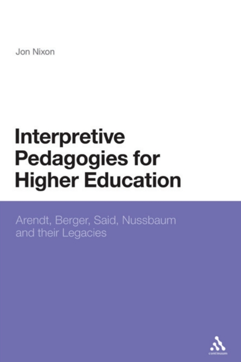 Cover image for book Interpretive Pedagogies for Higher Education