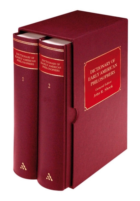 Cover image for book Dictionary of Early American Philosophers