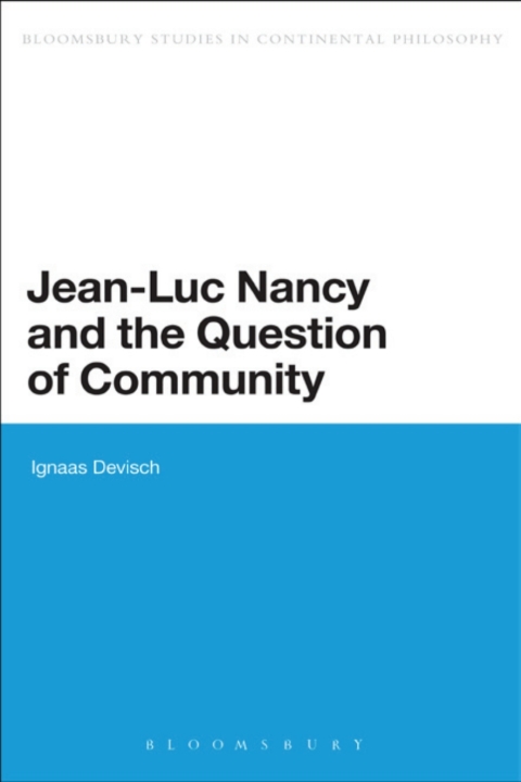 Cover image for book Jean-Luc Nancy and the Question of Community