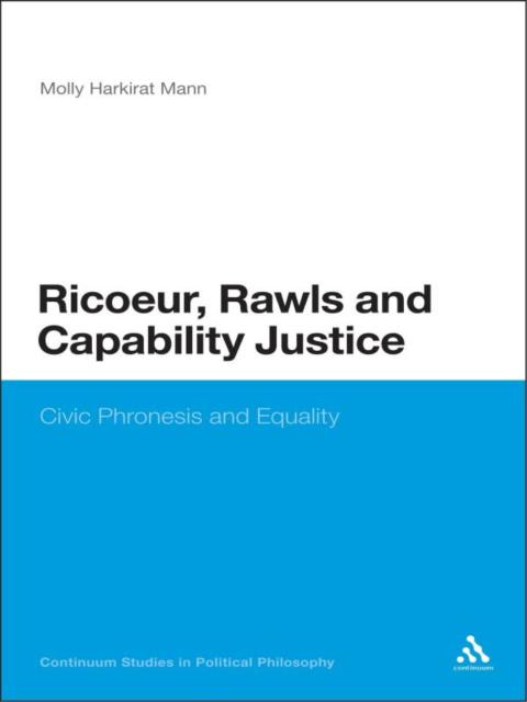Cover image for book Ricoeur, Rawls, and Capability Justice