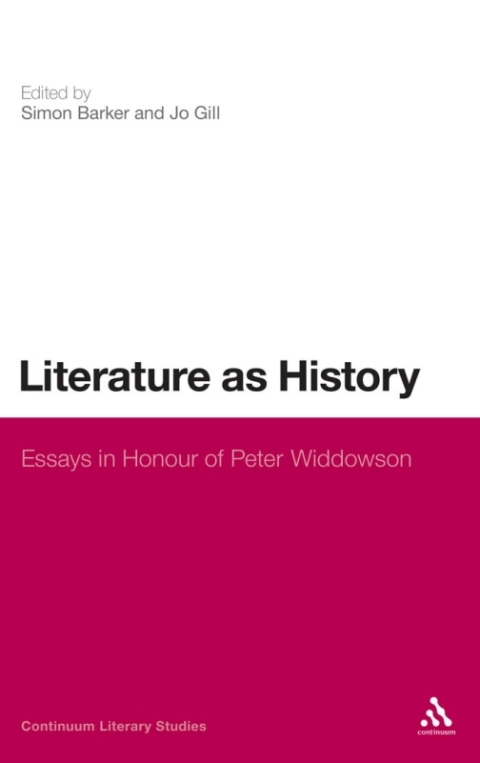 Cover image for book Literature as History
