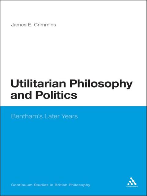 Cover image for book Utilitarian Philosophy and Politics