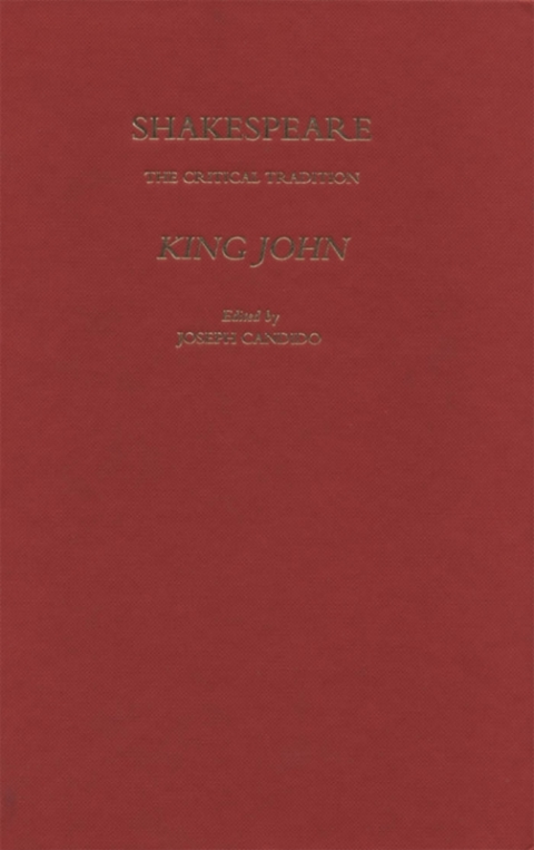 Cover image for book King John