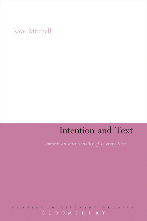 Cover image for book Intention and Text