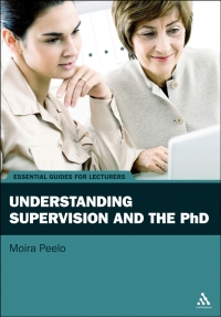 Cover image: Understanding Supervision and the PhD 1st edition 9781441104496