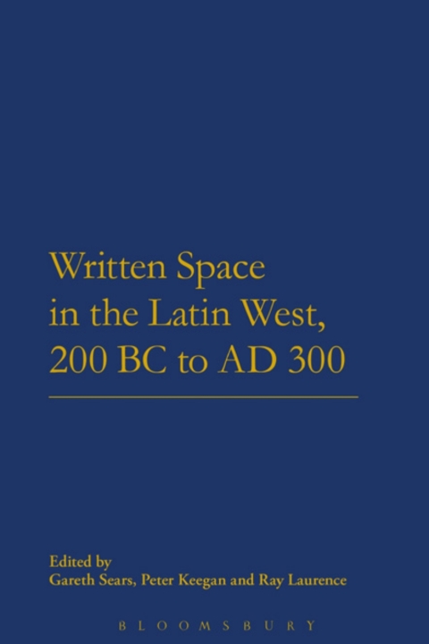 Cover image for book Written Space in the Latin West, 200 BC to AD 300