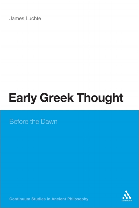 Cover image for book Early Greek Thought
