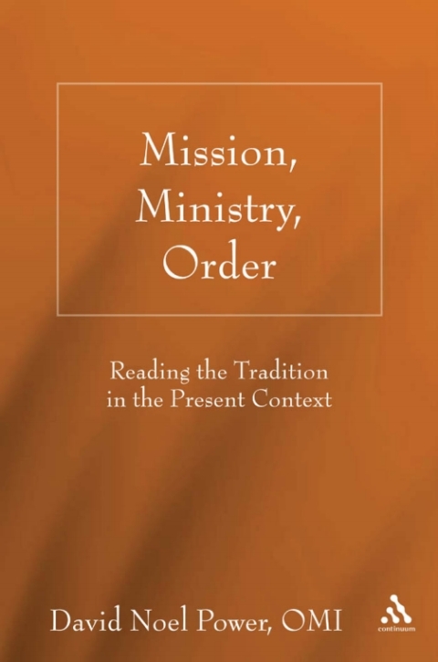 Cover image for book Mission, Ministry, Order