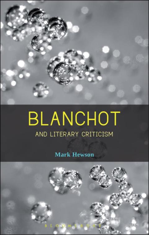 Cover image for book Blanchot and Literary Criticism
