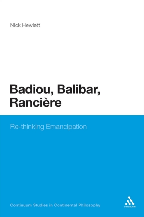 Cover image for book Badiou, Balibar, Ranciere
