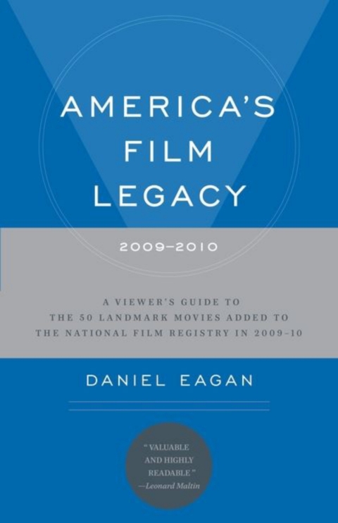 Cover image for book America's Film Legacy, 2009-2010