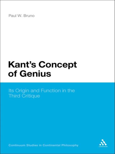 Cover image for book Kant's Concept of Genius
