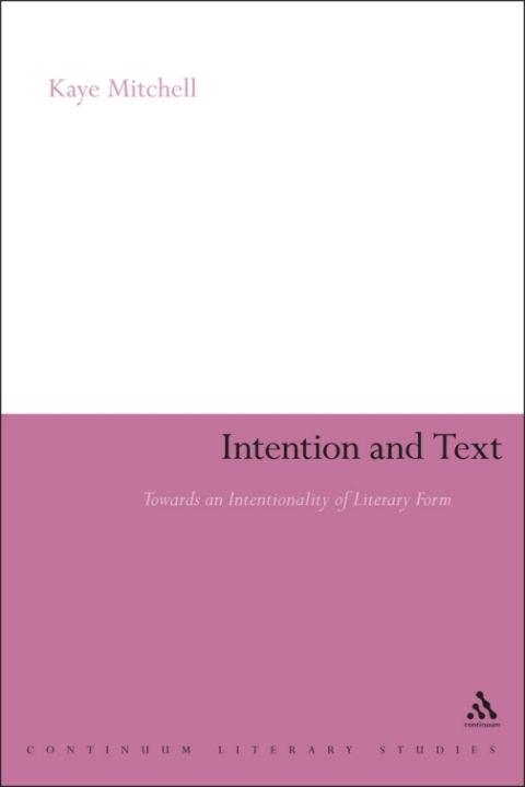 Cover image for book Intention and Text
