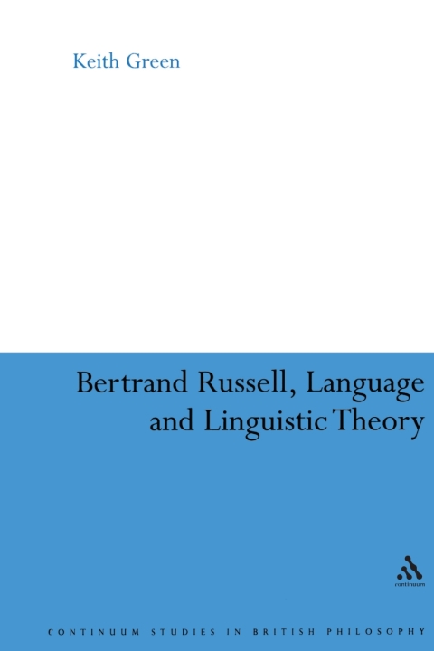 Cover image for book Bertrand Russell, Language and Linguistic Theory