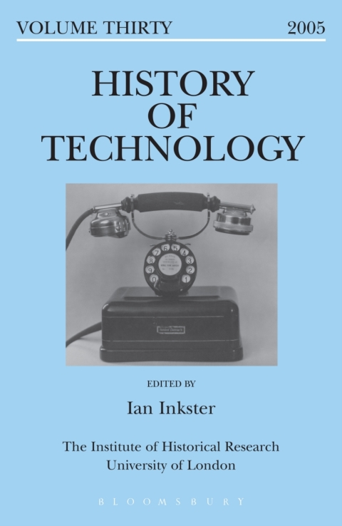 Cover image for book History of Technology Volume 30