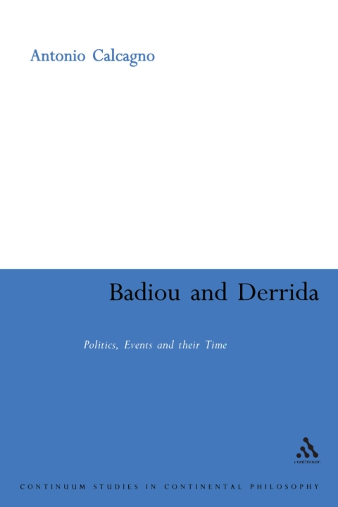 Cover image for book Badiou and Derrida