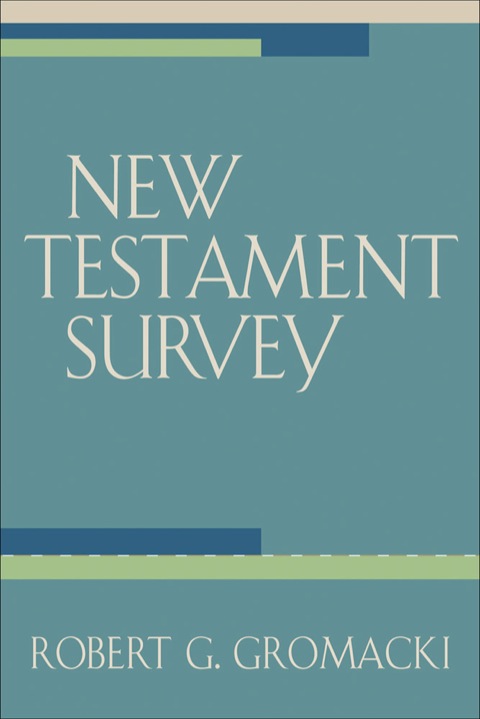 Cover image for book New Testament Survey