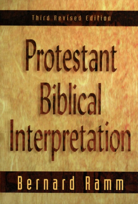 Cover image for book Protestant Biblical Interpretation