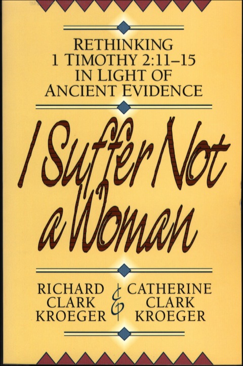 Cover image for book I Suffer Not a Woman