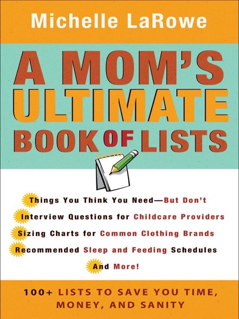 Cover image for book A Mom's Ultimate Book of Lists