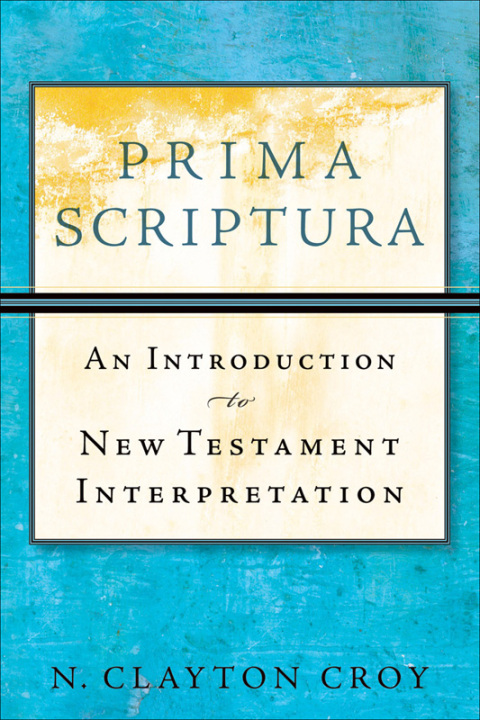 Cover image for book Prima Scriptura