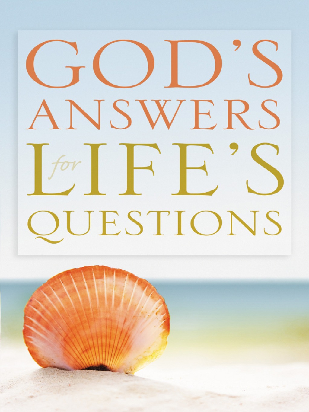 Reflowable God's Answers for Life's Questions; $5.54