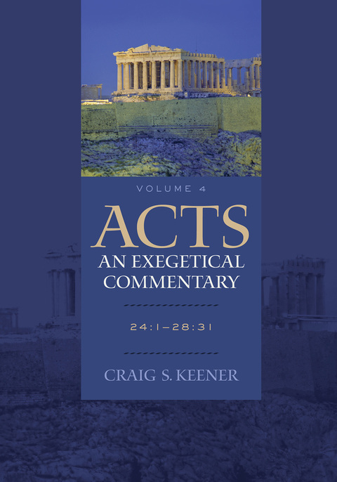 Cover image for book Acts: An Exegetical Commentary