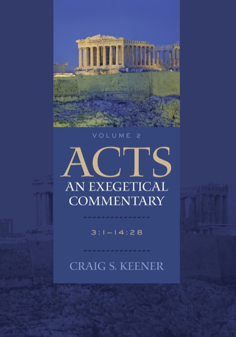 Cover image for book Acts: An Exegetical Commentary