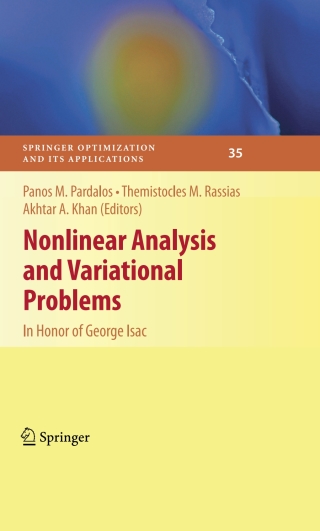 Nonlinear Analysis and Variational Problems