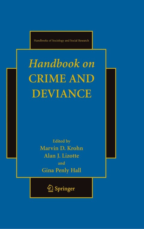 Cover image for book Handbook on Crime and Deviance