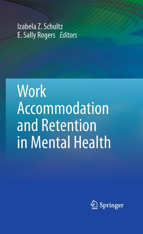 Cover image for book Work Accommodation and Retention in Mental Health