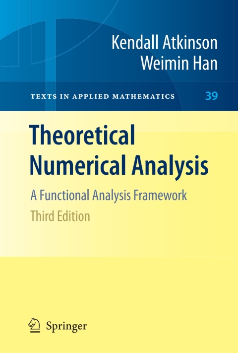 Cover image for book Theoretical Numerical Analysis