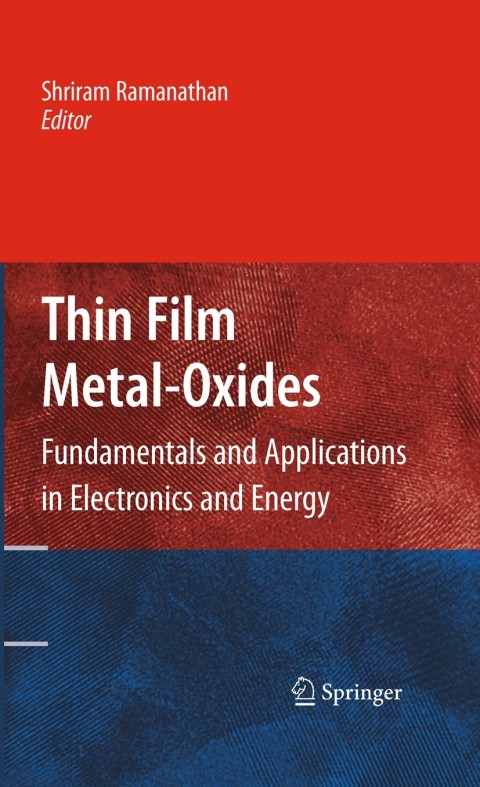 Cover image for book Thin Film Metal-Oxides