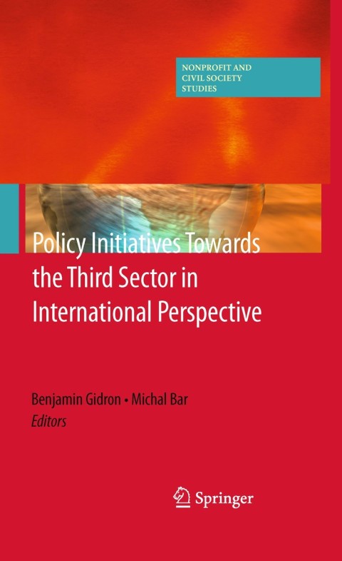 Cover image for book Policy Initiatives Towards the Third Sector in International Perspective