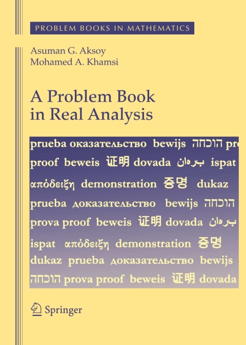 Cover image for book A Problem Book in Real Analysis