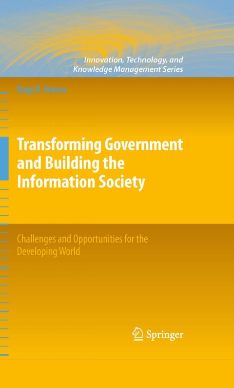 Cover image for book Transforming Government and Building the Information Society