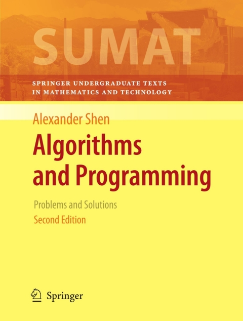 Cover image for book Algorithms and Programming
