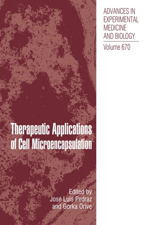 Cover image for book Therapeutic Applications of Cell Microencapsulation