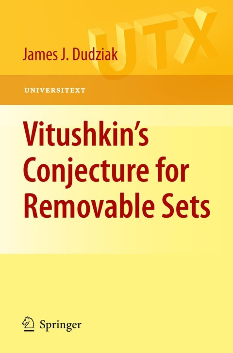 Cover image for book Vitushkin’s Conjecture for Removable Sets