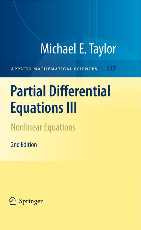 Cover image for book Partial Differential Equations III