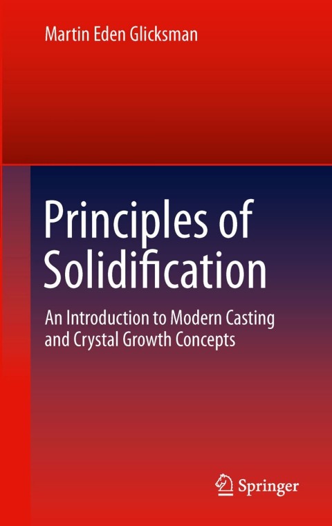 Cover image for book Principles of Solidification