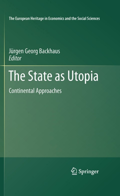 Cover image for book The State as Utopia