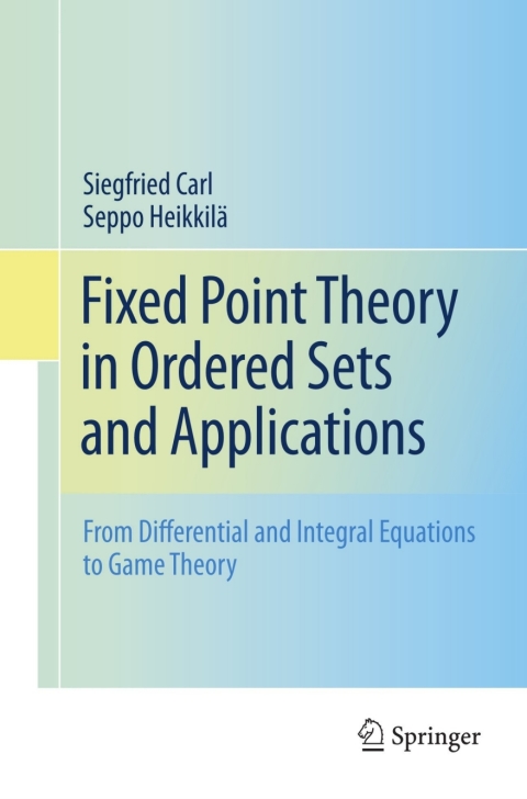 Cover image for book Fixed Point Theory in Ordered Sets and Applications
